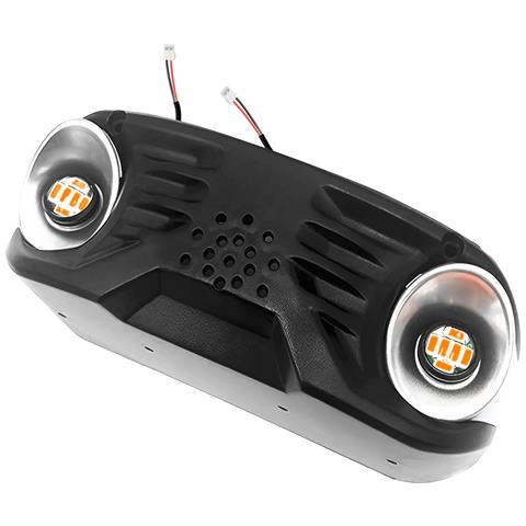 Copertura Ruota Con Luci Lampeggianti Scooter Dualtron Pop, Nero - Foto 4