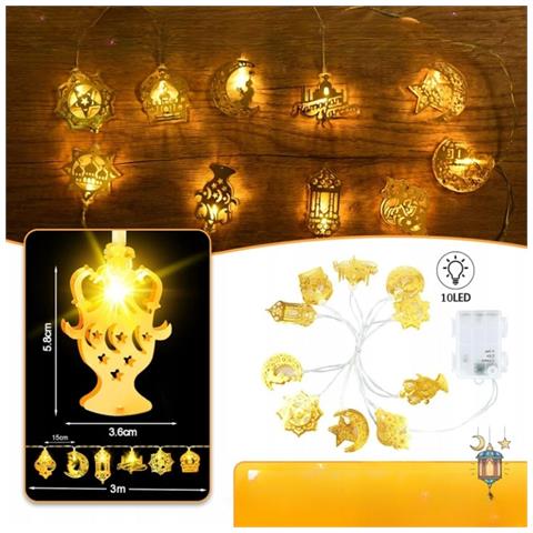 Illuminazione Led Decorativa Da 1,5 M Per Ramadan - Atmosfera Magica E Festosa - Foto 2