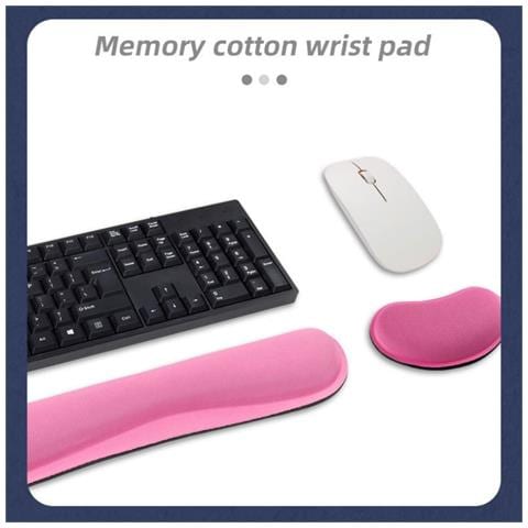 Tappetino Mouse Ergonomico Con Poggiapolsi Pink - Foto 2