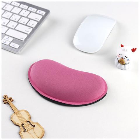 Tappetino Mouse Ergonomico Con Poggiapolsi Pink - Foto 3