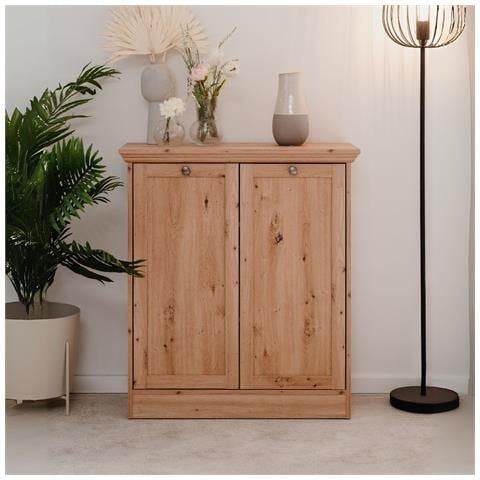 Credenza Timber 01a Con 2 Ante Colore Rovere Anticato - Foto 1