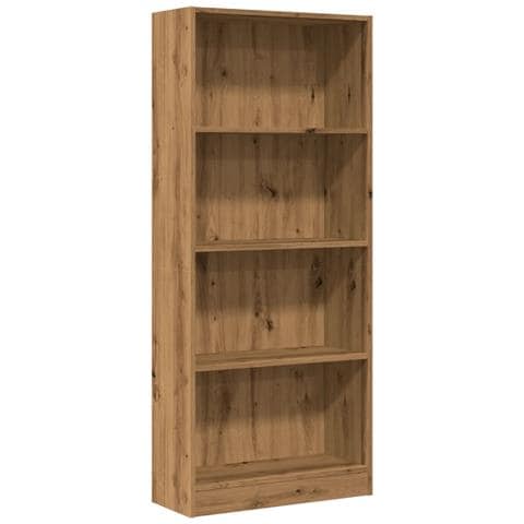 Libreria Rovere Artigianale 60x24x143 Cm In Legno Multistrato - Foto 2