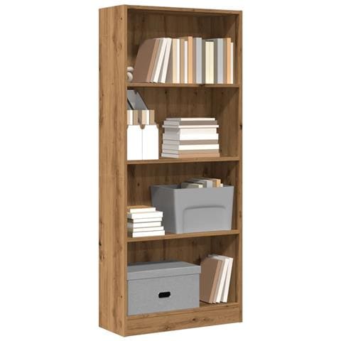 Libreria Rovere Artigianale 60x24x143 Cm In Legno Multistrato - Foto 1