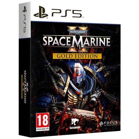Warhammer 40,000: Space Marine 2 - Gold Edition Oro Cinese semplificato, Tedesca, Inglese, ESP, Francese, Giapponese, Russo PlayStation 5 - Foto 1