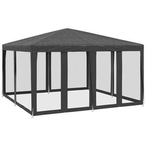 Tenda per Feste con 8 Pareti in Rete Antracite 4x4 m in HDPE - Foto 1