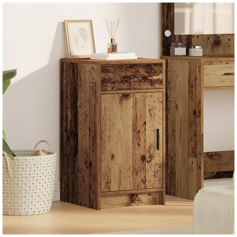 Credenza in Legno Vecchio 40x41x75 cm Legno Ingenerizzato - Foto 2