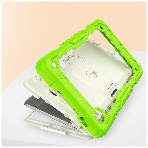 Custodia Per Samsung Galaxy Tab A8 Con Supporto E Tracolla Verde - Foto 2