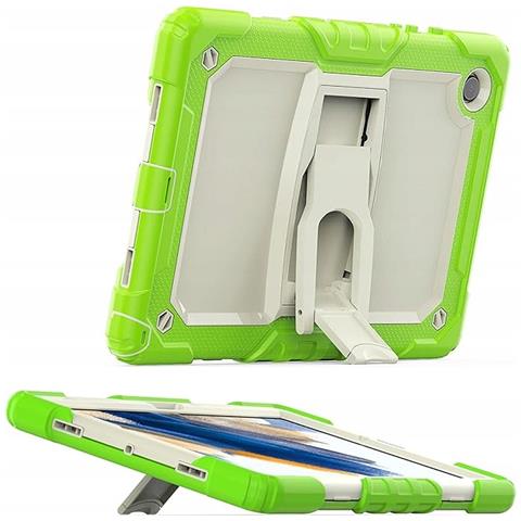 Custodia Per Samsung Galaxy Tab A8 Con Supporto E Tracolla Verde - Foto 4