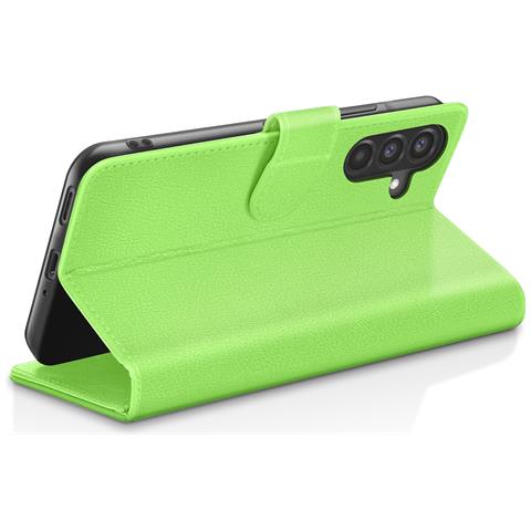 Custodia A Portafoglio Per Samsung A17 Con Supporto E Linguetta Magnetica, Verde - Foto 5