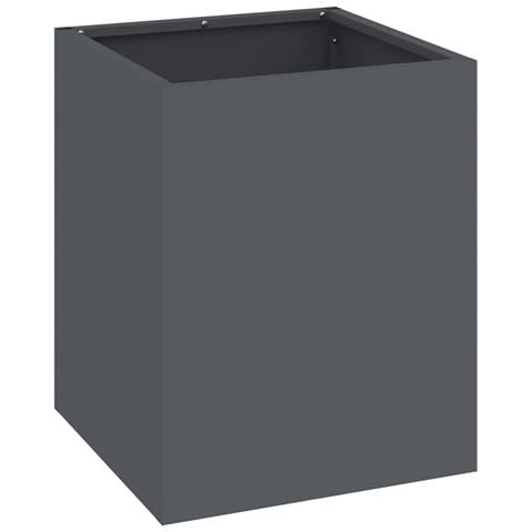 Vaso da giardino Antracite Acciaio laminato a freddo - Foto 1