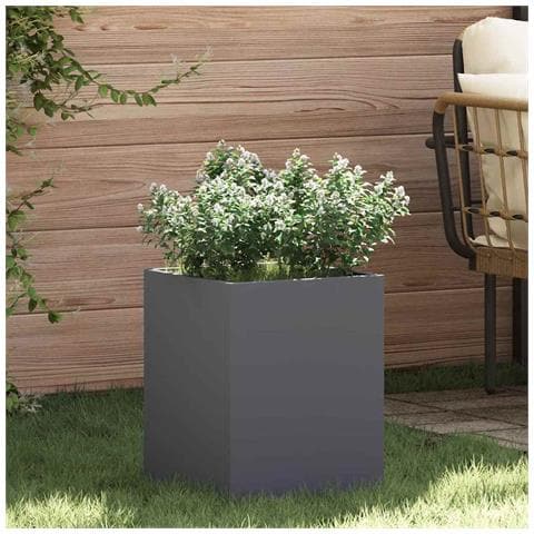 Vaso da giardino Antracite Acciaio laminato a freddo - Foto 2