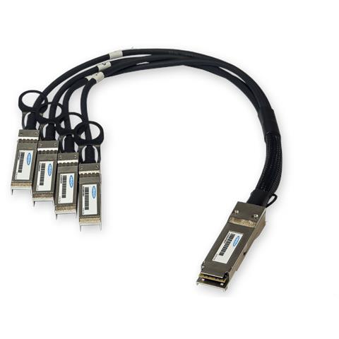 470-AAWU-OS cavo InfiniBand e in fibra ottica 7 m QSFP+ 4x SFP+ DAC Nero - Foto 1