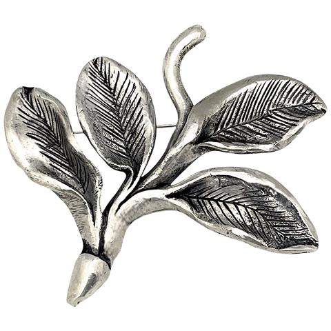 Spilla Rebirth In Argento 10µ Con Patina Vintage, Design - Foto 1