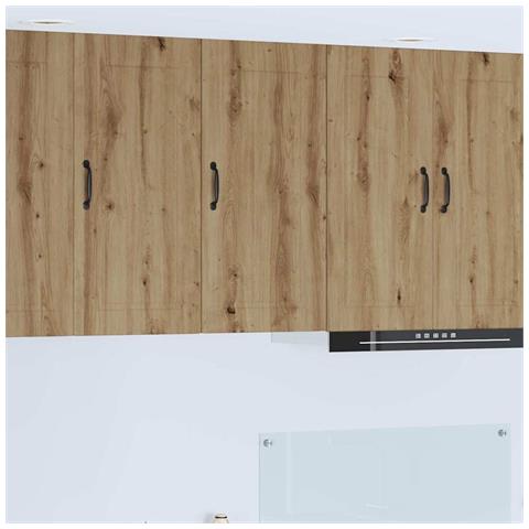 Pensile cucina con porta Rovere artigianale 40 x 31 x 80 cm - Foto 2