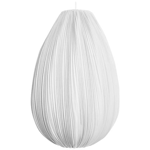 Lampadario Gera Tessuto Grigio - Foto 2