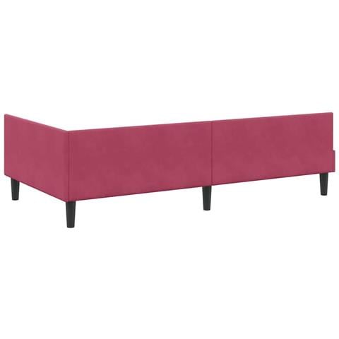 Struttura Letto Angolare con Materasso 2 pcs Verde Velluto - Foto 9