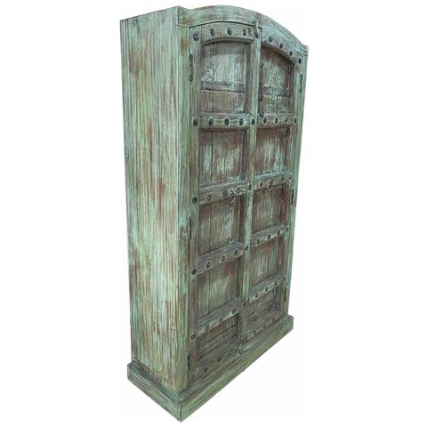 Armadio In Legno Fatto A Mano 90-100x37x170-195h Cm - Foto 1