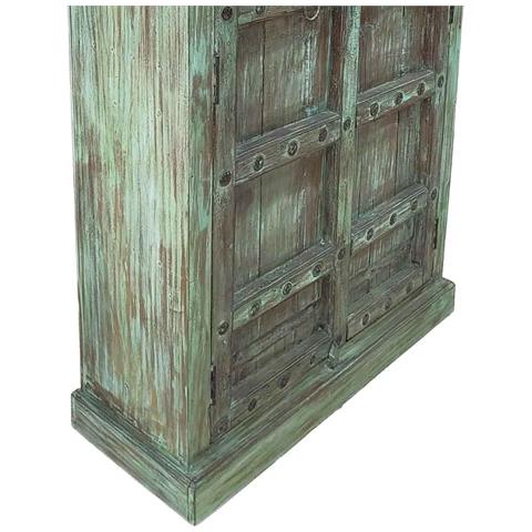 Armadio In Legno Fatto A Mano 90-100x37x170-195h Cm - Foto 8
