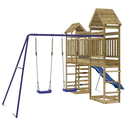Set da Gioco da Esterno in Legno di Pino Impregnato - Foto 1