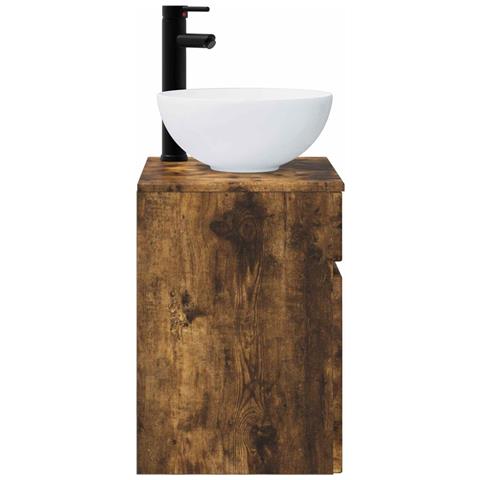Mobile lavabo da parete Rovere Fumo 39 x 41 x 64,5 cm - Foto 2