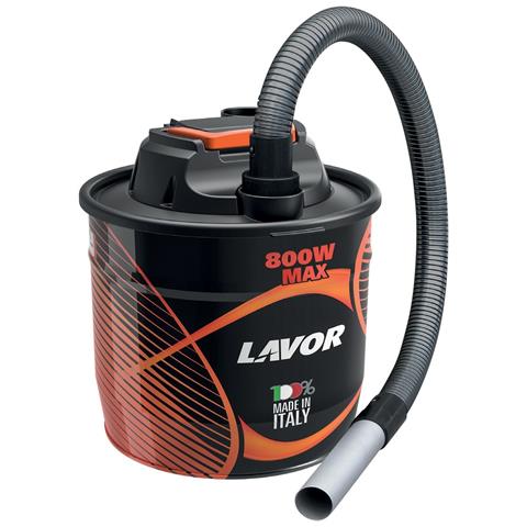 LAVOR Aspiracenere / Polvere / Liquidi / 800 W- 130 Mbar / 13 Kpa - 18 L / S - 14 + 14 L