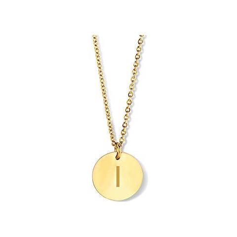 Co88 Collana Con Ciondolo A Forma Di Lettera, 15 Mm, Ipg - Foto 1