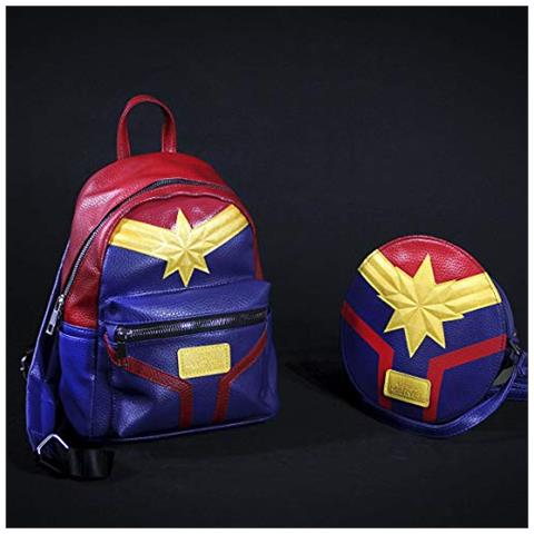 Spalla Cerdabolso Crafts Capitano Marvelunisex - Adultoborsa Messengerblu (blu) 5x18x18 Centimetri (l X H X L) - Foto 2