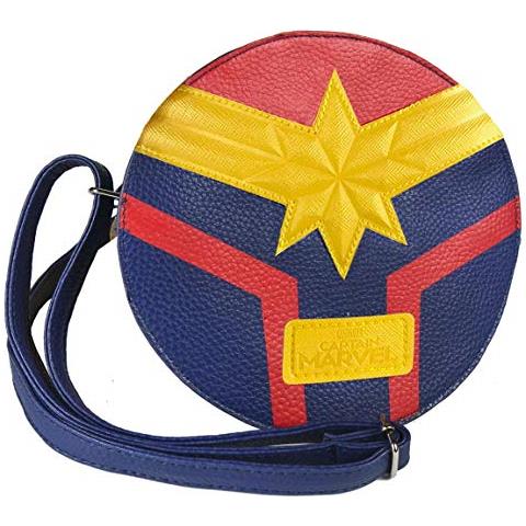 Spalla Cerdabolso Crafts Capitano Marvelunisex - Adultoborsa Messengerblu (blu) 5x18x18 Centimetri (l X H X L) - Foto 1