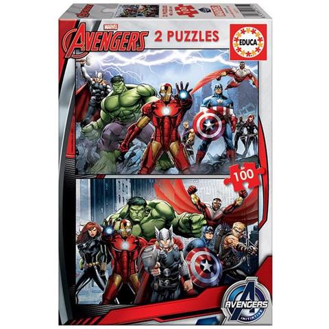 Puzzle Avengers 2 X 100 Pezzi - Foto 1
