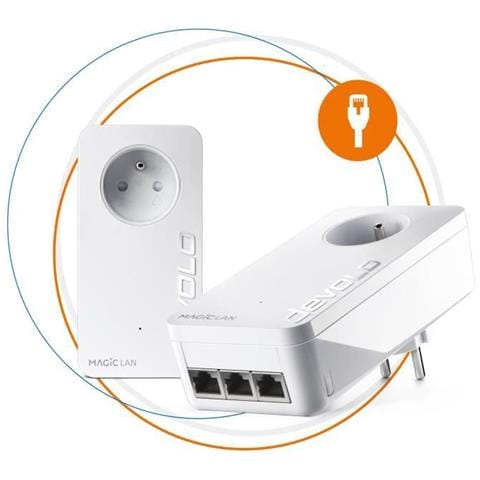 Cpl Magic 2 Lan Triple Starter Kit - Fino A 2400 Mbit / S - Foto 1