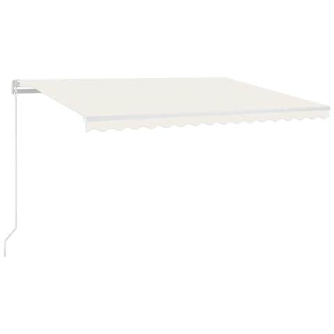 Tenda da Sole Retrattile Automatica 450x300 cm Crema - Foto 1