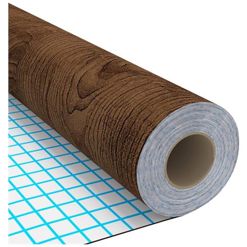 Pellicole Autoadesive per Porte 4 pz Rovere Scuro 210x90 cm PVC - Foto 5