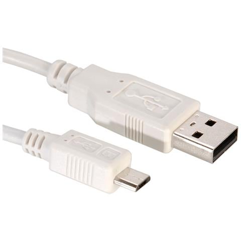 USB 2.0 Cable, USB Type A M - Micro USB B M 3.0m, 3 mm - Foto 2