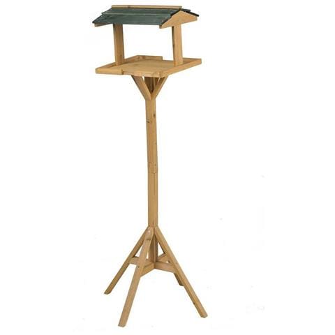 Casetta Mangiatoia Per Uccelli Da Giardino Bird House In Legno 115x35x35cm - Foto 1