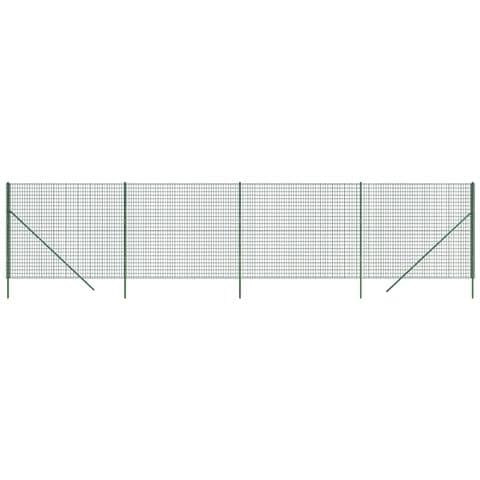 Recinzione Metallica Verde 2x10 M In Acciaio Zincato - Foto 1