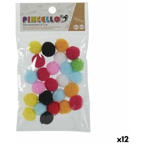 Materiale Per Lavori Fai Da Te Palle Multicolore Ø 2 Cm (12 Unità) - Foto 1