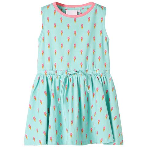 Abito Da Bambina Con Coulisse Menta Chiaro 140 - Foto 1