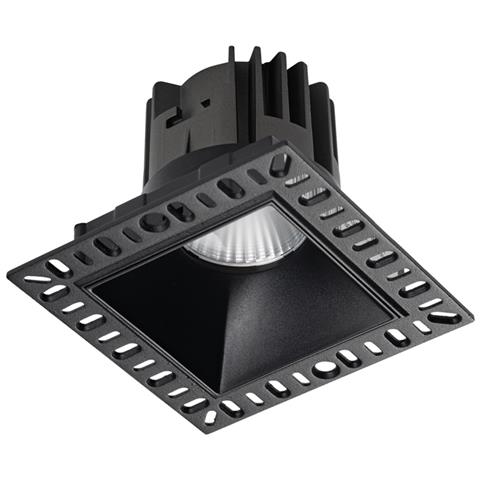 Faretto Ad Incasso Contemporaneo Game Alluminio Nero Led 11w 3000k Ip40 - Foto 1