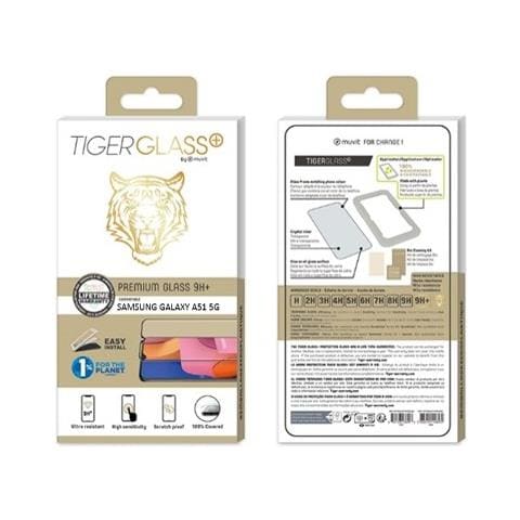 Salvadisplay In Vetro Temperato Per Samsung A51 5g Antibatterico, Nero Transparente - Foto 2