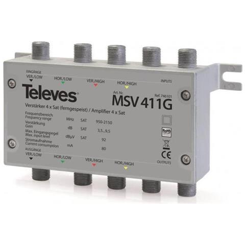 MSV411G Amplificatore Multrix con 4 Ingressi - Foto 1