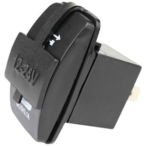 Caricatore Da Auto Doppio Usb A Forma Di Barca Black+blue - Foto 5