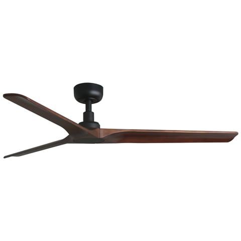 Heywood L Ventilatore Nero/legno Scuro Dc - Foto 1
