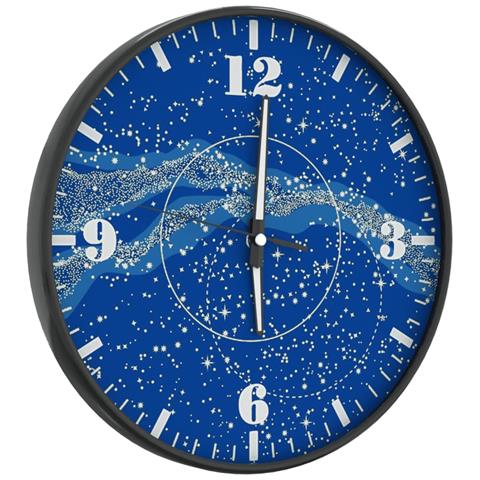 Orologio A Parete Con Ore E Lancette Luminose Blu 30 Cm - Foto 3