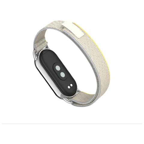 Cinturino Sportivo In Nylon Per Xiaomi Mi Band 9/8 Nfc Grey - Foto 4