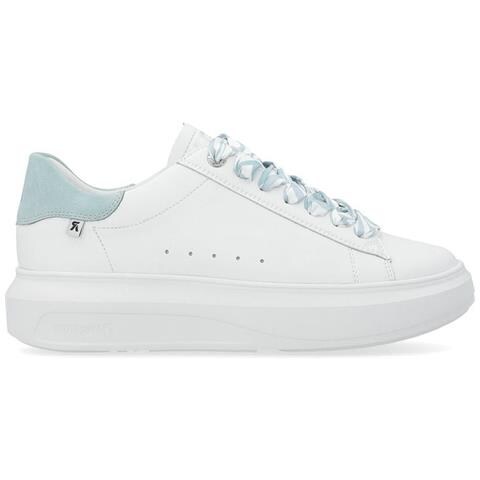 Leisure Trainers White Sneakers Pelle Scarpe Donna Bianco Eu 37, W1201-81 - Foto 2