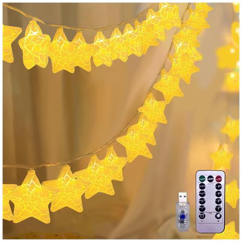 Luci A Led Stellari Nlney - 6 M, 8 Modalità, Illumina I Tuoi Momenti Magici - Foto 1