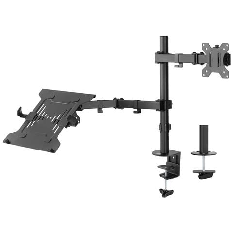 AC8305 supporto per laptop Braccio per computer portatile e monitor Nero 39,6 cm (15.6") - Foto 1