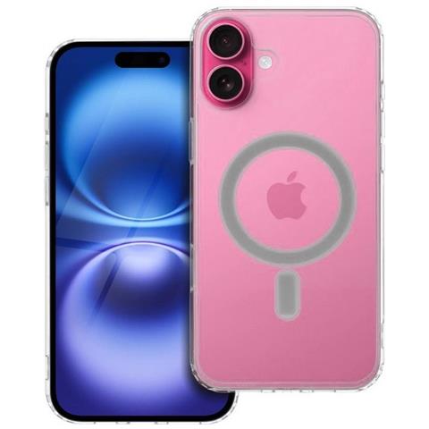 Clear Mag Mid Custodia Tpu Cover Case Compatibile Con Magsafe Per Apple Iphone 16 Plus - Foto 1