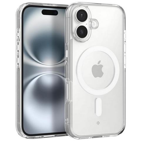 Clear Mag Mid Custodia Tpu Cover Case Compatibile Con Magsafe Per Apple Iphone 16 Plus - Foto 5