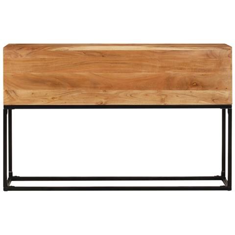 Tavolo Consolle 120x30x75 Cm In Legno Massello Di Acacia - Foto 1